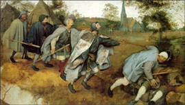 Pieter Bruegel dipinto La parabola dei ciechi